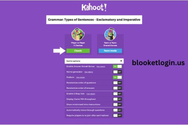 kahoot join code