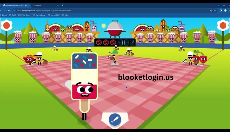 Google baseball Doodle
