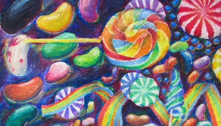 candy drawing